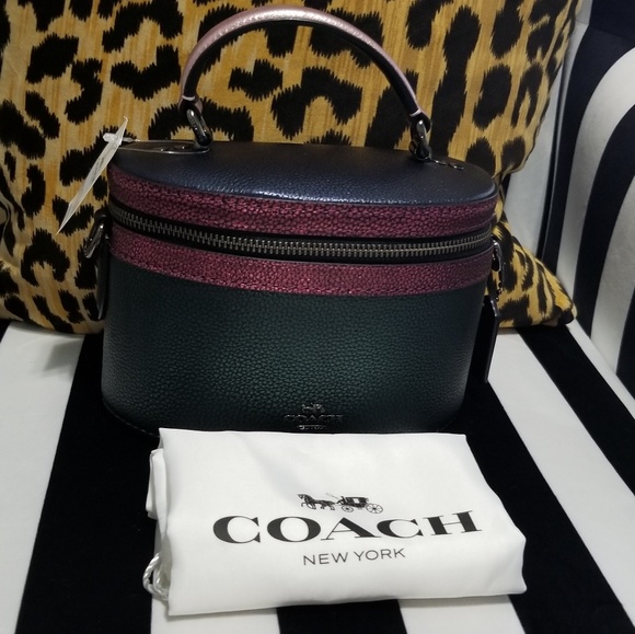 🆕️ Coach Colorblock Metallic Trail Crossbody Bag - Picture 3 of 8